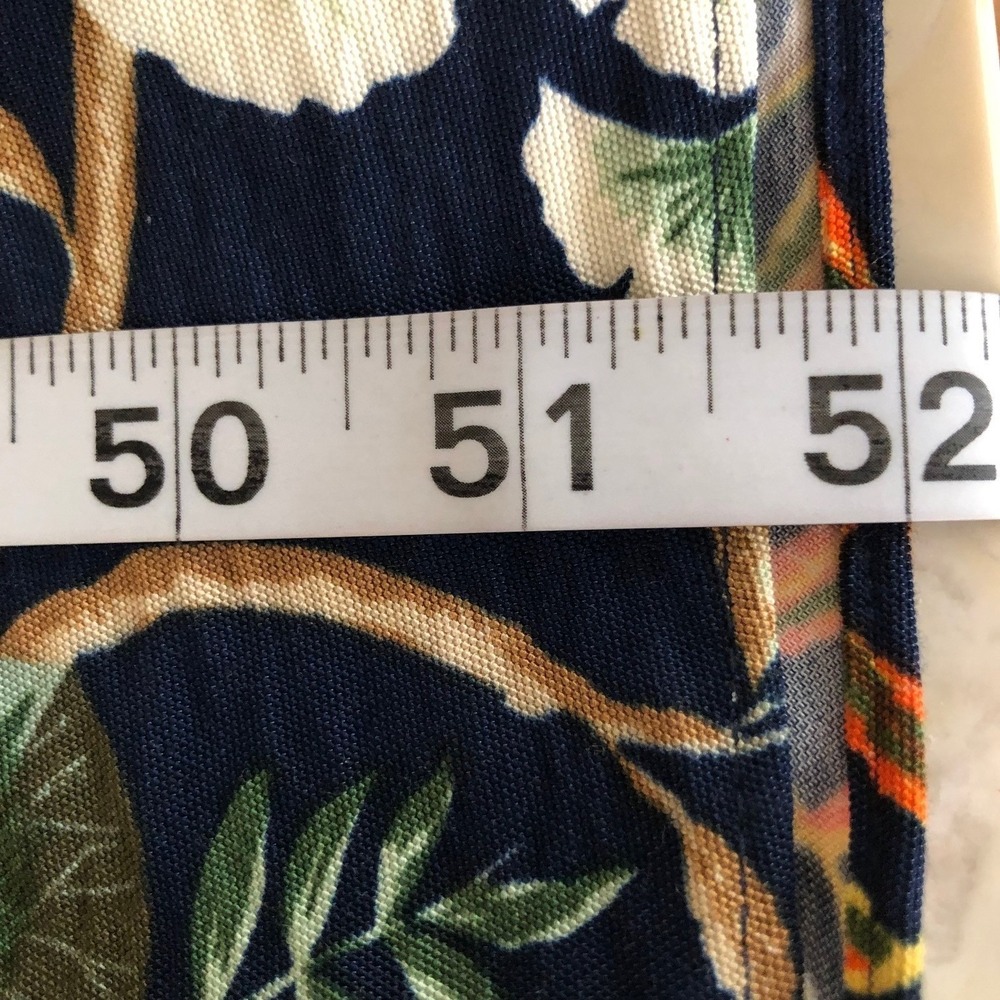 LOFT Maxi Dress Tie Front Floral Feminine 3/4 Slv V Neck Womens Large XL 14 - Picture 10 of 10